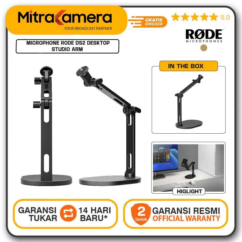Jual Microphone Rode DS2 Desktop Studio Arm | Shopee Indonesia