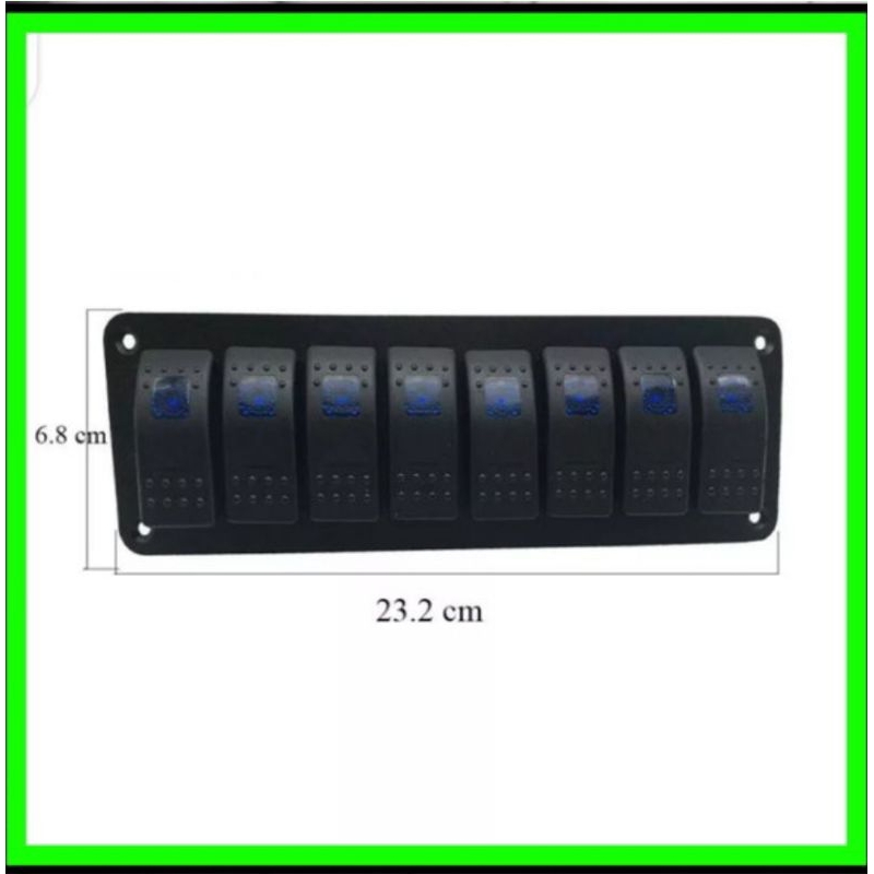 Jual saklar panel 8gang saklar panel 8port saklar mobil universal ...
