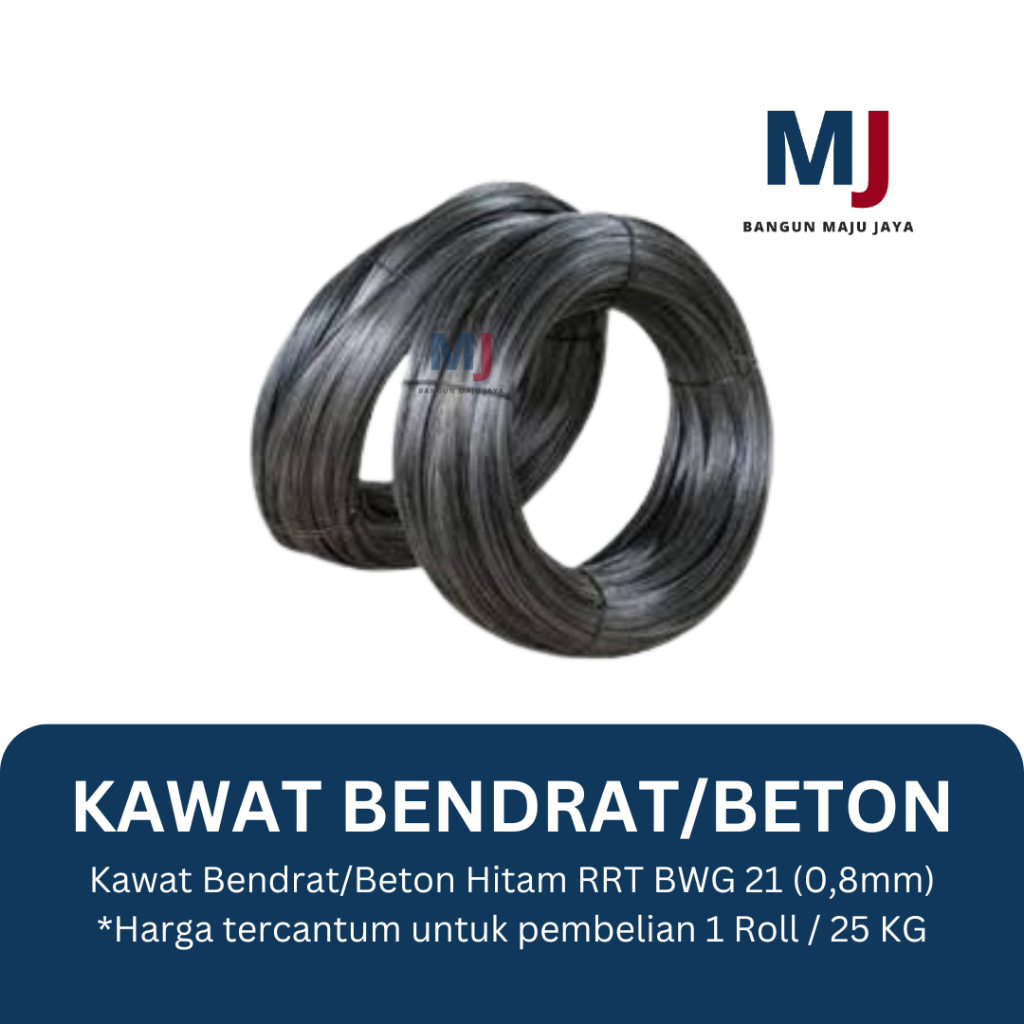 Jual Kawat Bendrat Hitam 1KG/Kawat Beton BWG 21/Kawat Bendrat Hitam RRT ...