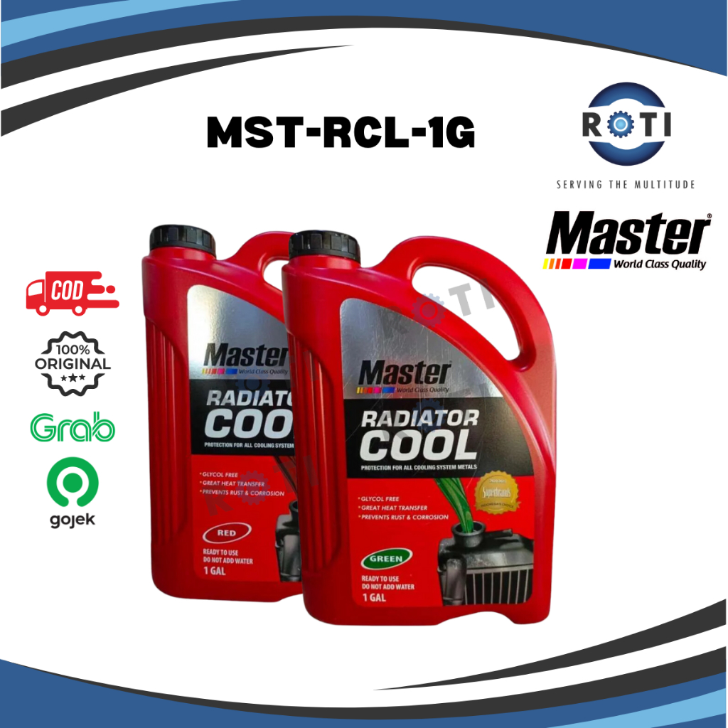 Jual AIR RADIATOR MASTER AIR COOLANT 4 LITER / 1 GALON ORIGINAL ...
