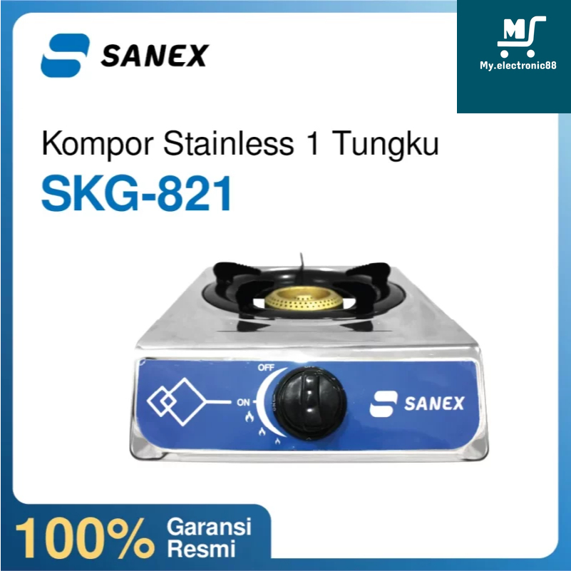 Jual Kompor Gas Stainless Steel Tungku Sanex Skg Shopee Indonesia