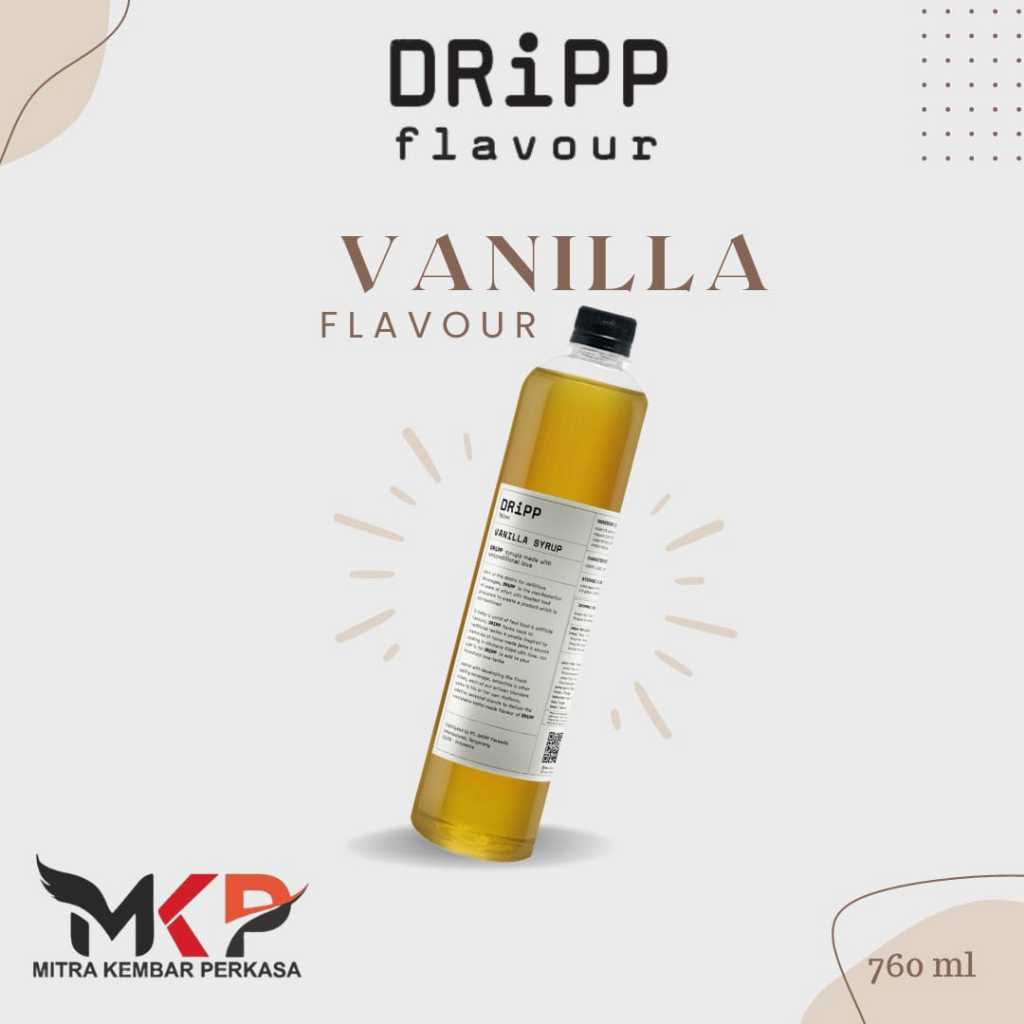 Jual DRIPP VANILLA SYRUP - Gourmet Syrup - | Shopee Indonesia