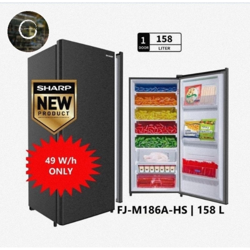 Jual Sharp Freezer Es Batu FJM 186A HS 6 Rak Jabodetabek | Shopee Indonesia