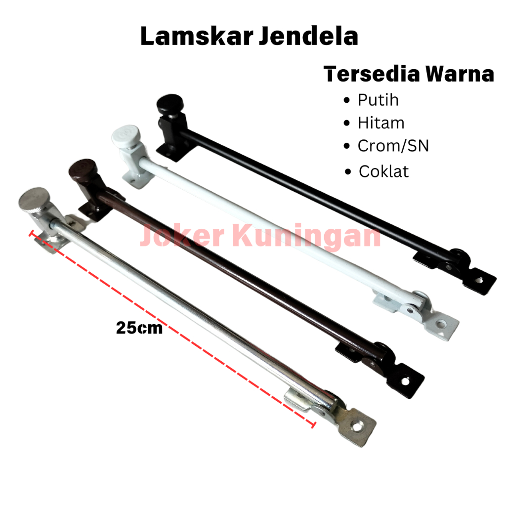 Jual PROMO Lamskar Ramskar Pipa Bulat Tebal Hak angin Penahan Jendela ...