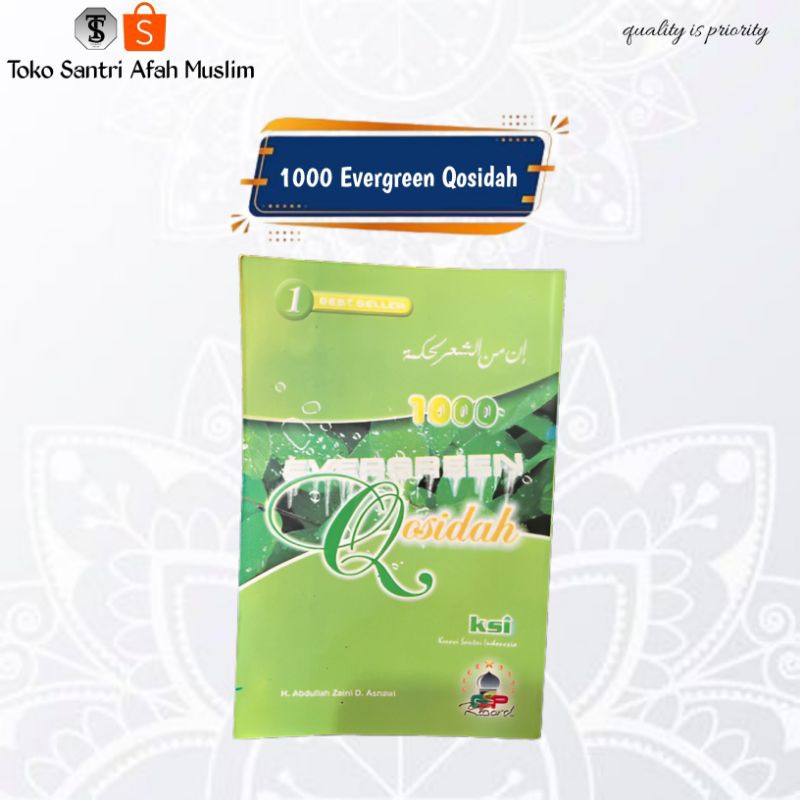 Jual 1000 Evergreen Qosidah Buku sholawat Buku lengkap bacaan Sholawat ...