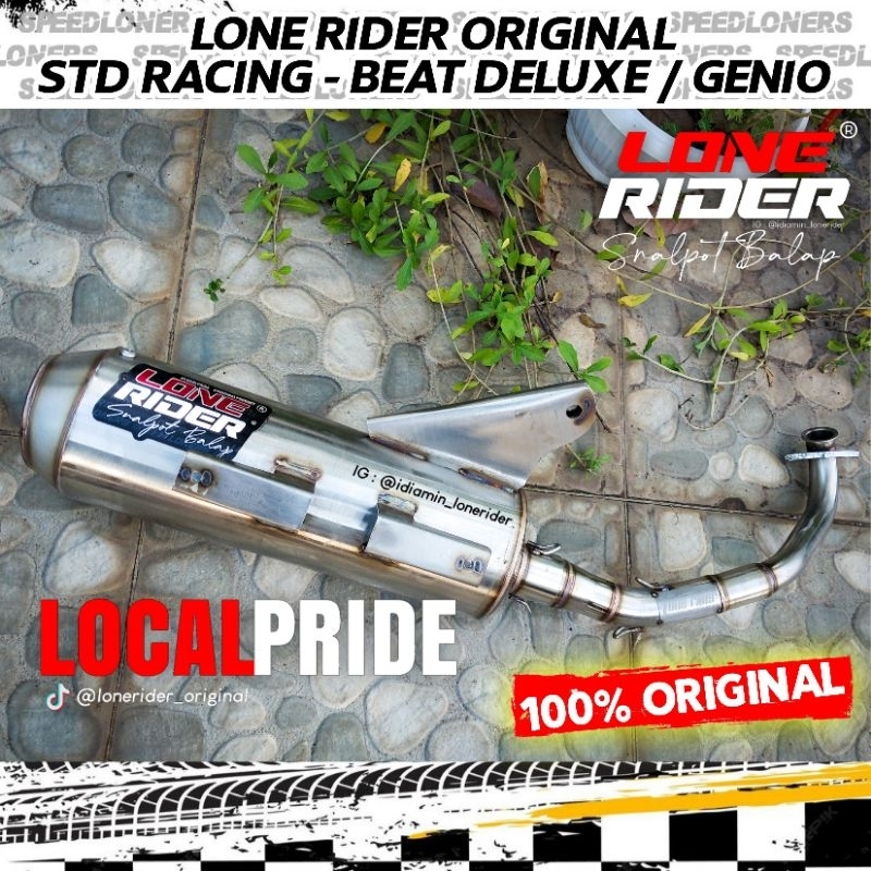 Jual LONE RIDER ORIGINAL - Knalpot Lone Rider BEAT DELUXE - STD Racing ...