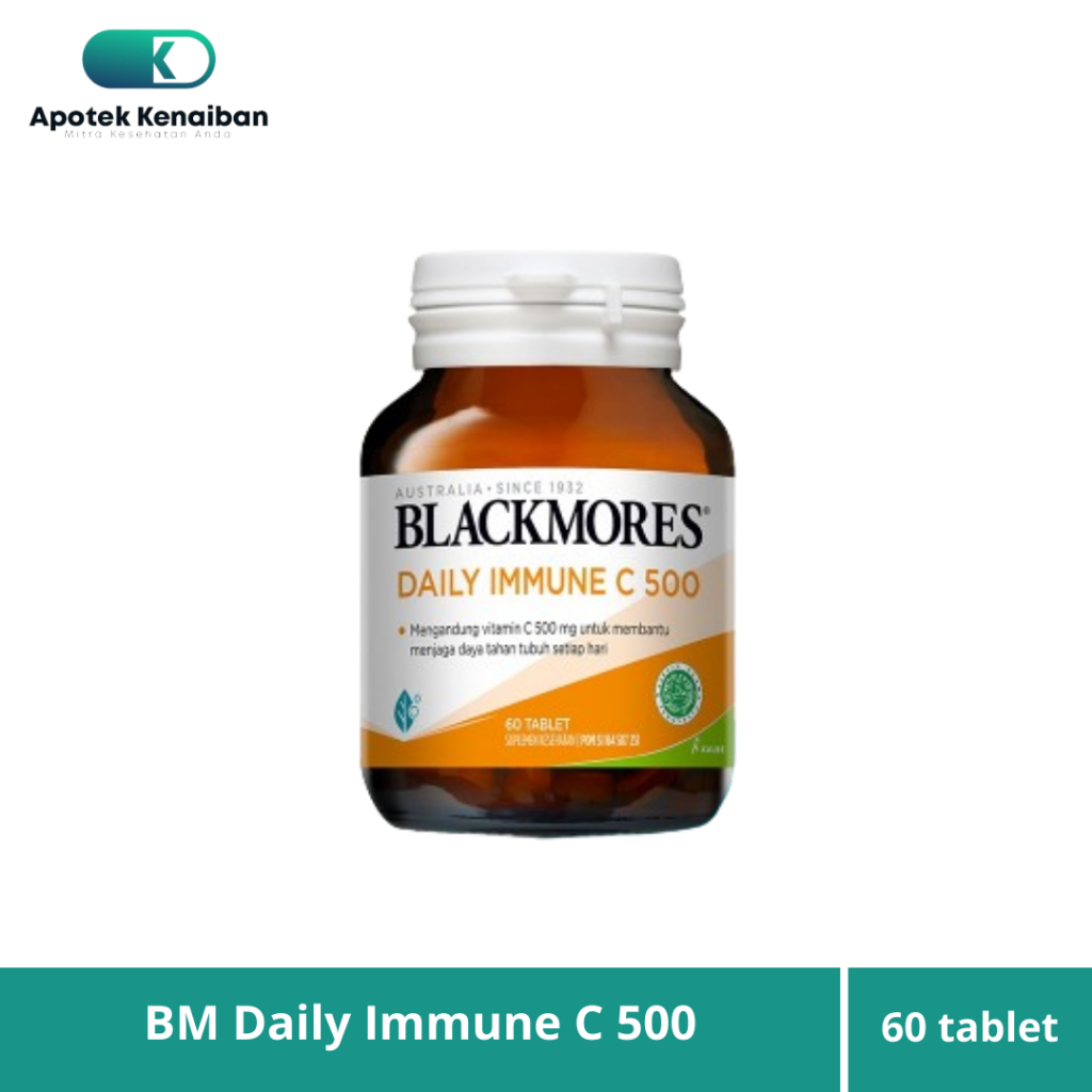 Jual Blackmores Daily Immune C 500 Botol 60 Tablet | Shopee Indonesia