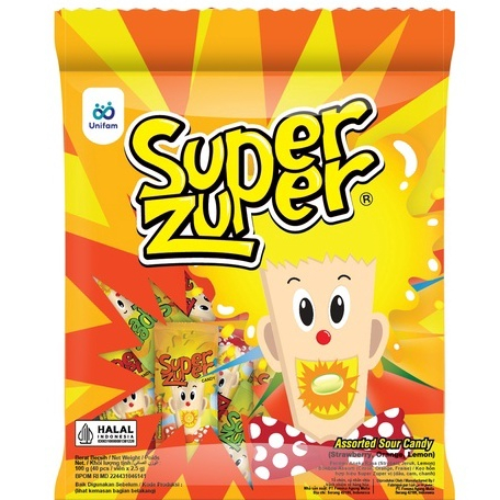 Jual PERMEN BAG SUPER ZUPPER 40 pcs | Shopee Indonesia