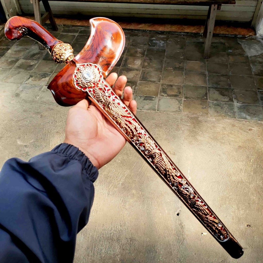 Jual Warangka Keris Gayaman Surakarta Kayu Sono Keling Pendok Topeng ...