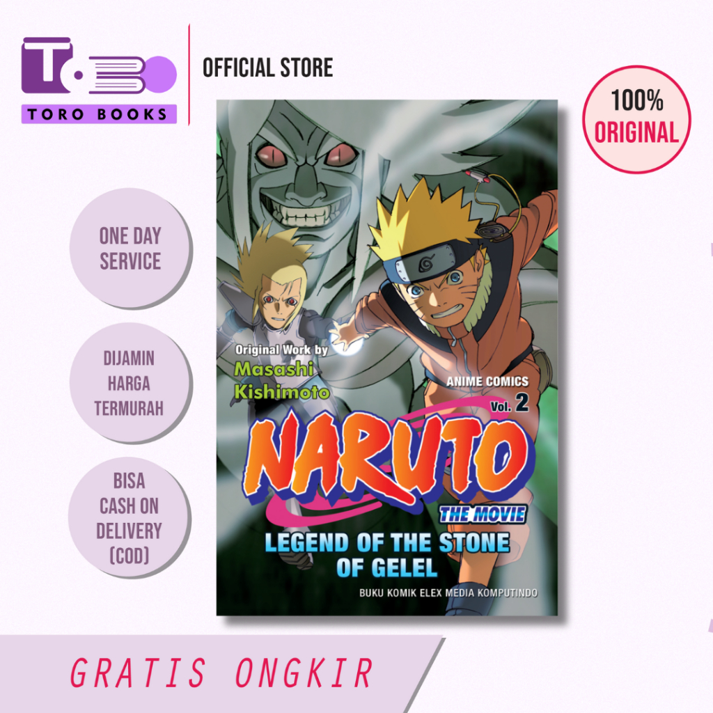 Jual NARUTO THE MOVIE LEGEND OF THE STONE OF GELEL Shopee Indonesia
