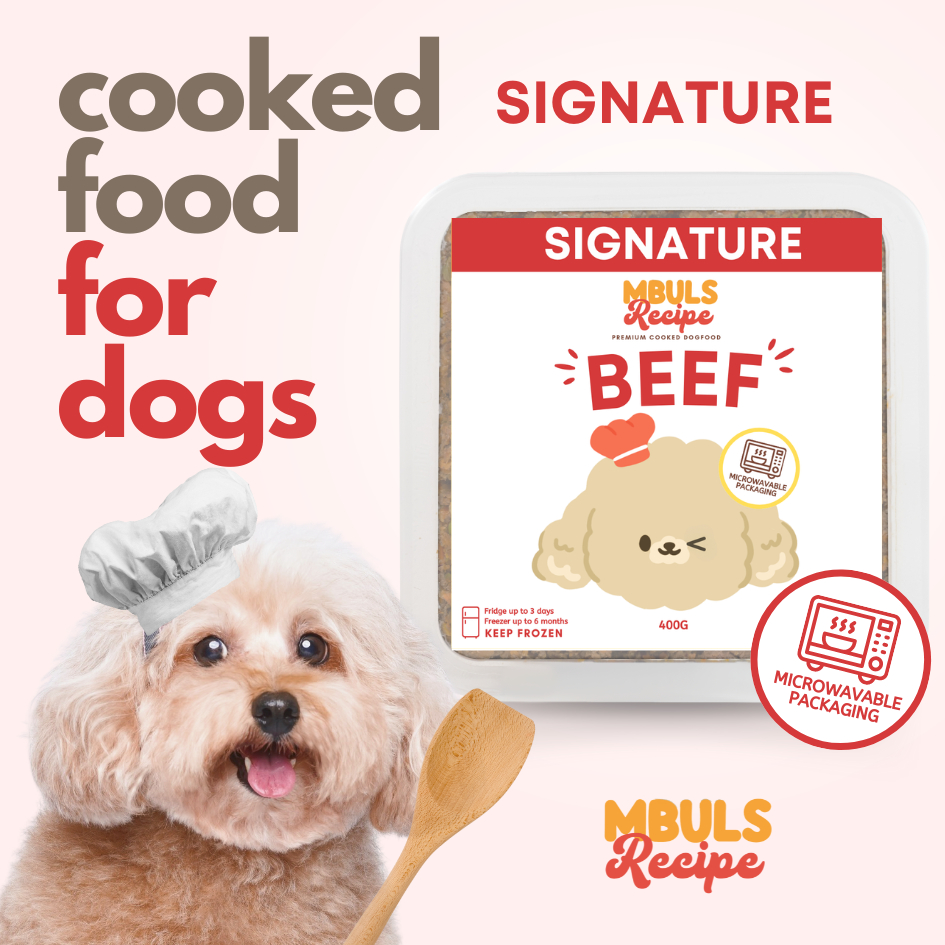 Jual Mbuls Recipe Homemade Cooked DogFood Signature Chicken Beef Wet ...