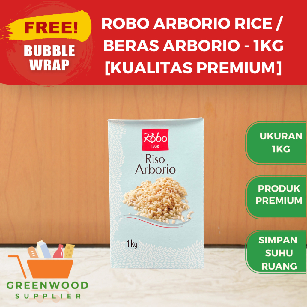 Jual Robo Arborio Rice / Nasi Risotto 1 KG | Shopee Indonesia