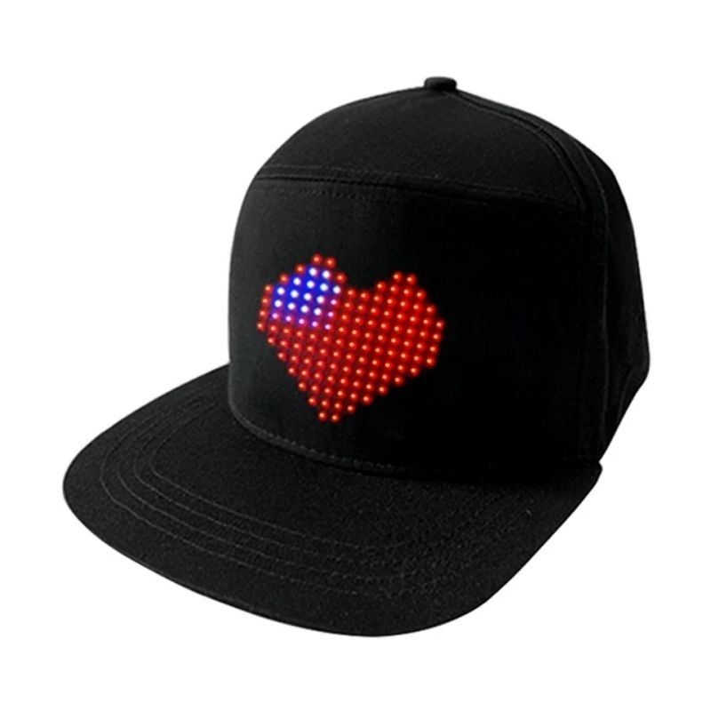 Jual TOPI LED Snapback Caps setting Custom Bluetooth HP / Topi Lampu ...