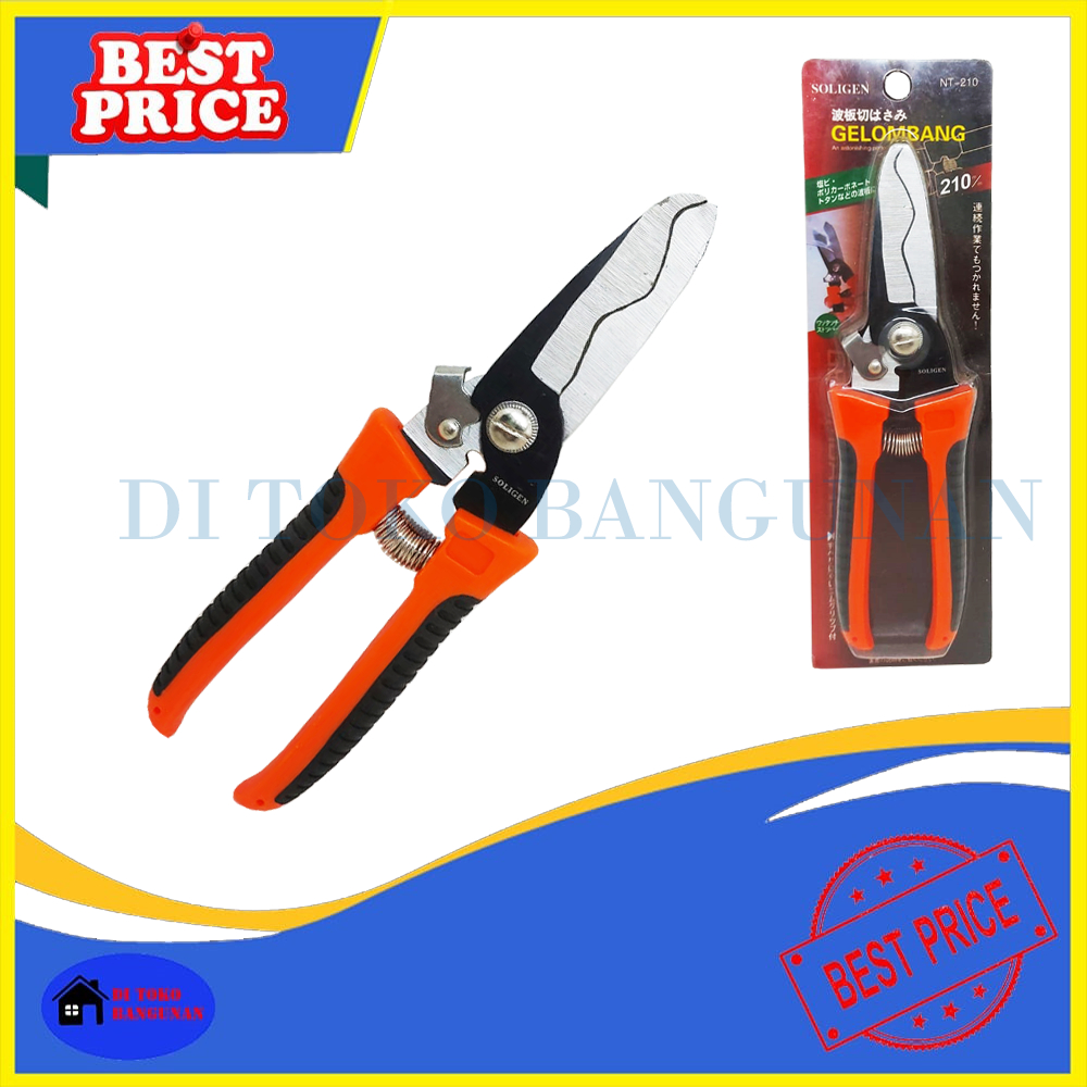 Jual Gunting Seng Gelombang - Dahan Ranting Kertas Besi SOLIGEN 8 ...