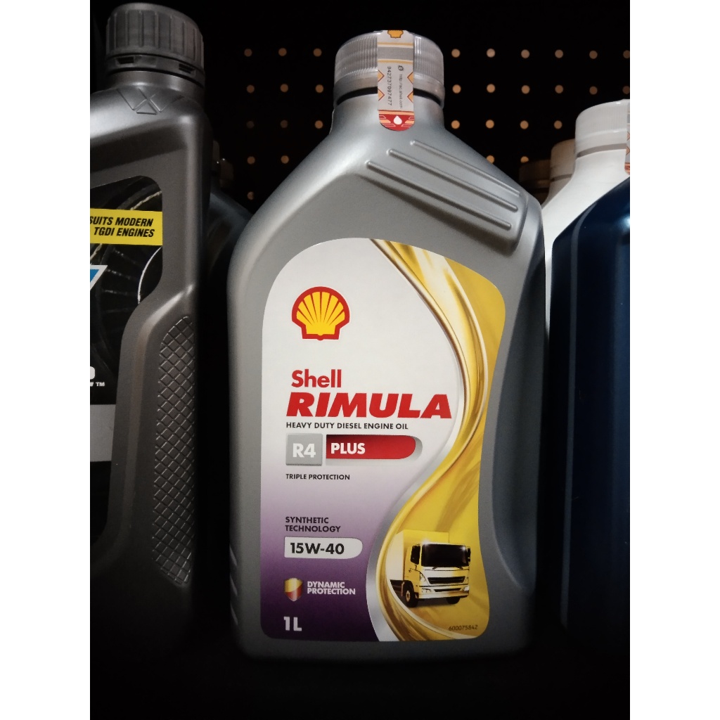 Jual Shell RIMULA R4 PLUS 15W-40 1L - Heavy duty Diesel engine oil ...