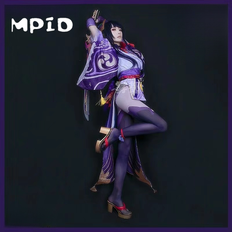 Jual 【MPID】 Genshin Impact Cosplay Raiden Shogun Costume Wanita Kostum ...