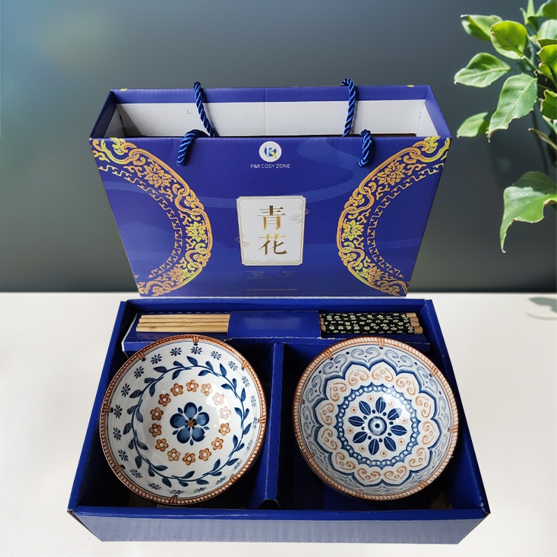 Jual P&R Mangkok set premium peralatan makan porselen / Hadiah ...