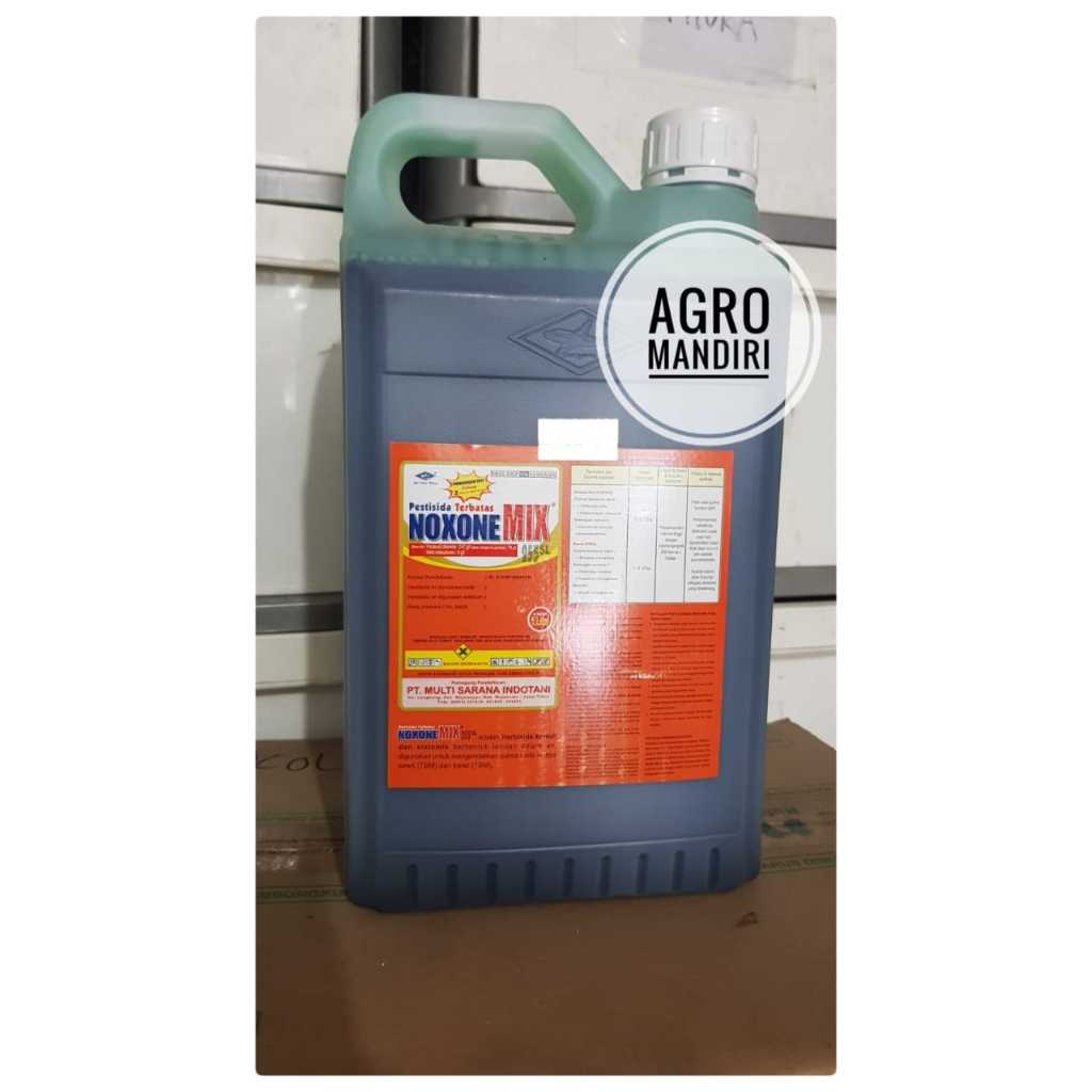 Jual Noxone Mix 255SL 5 liter Herbisida Racun Kontak dan Sistemik Mati ...
