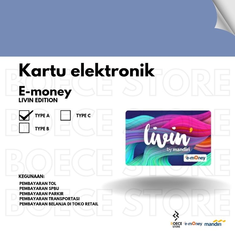 Jual Kartu E Toll Mandiri Saldo Nol Edisi Livin Kartu Etoll