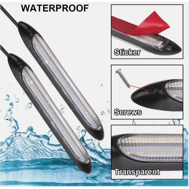 Jual Lampu LED Mobil DRL Daytime Running Light 12V Universal Sein ...