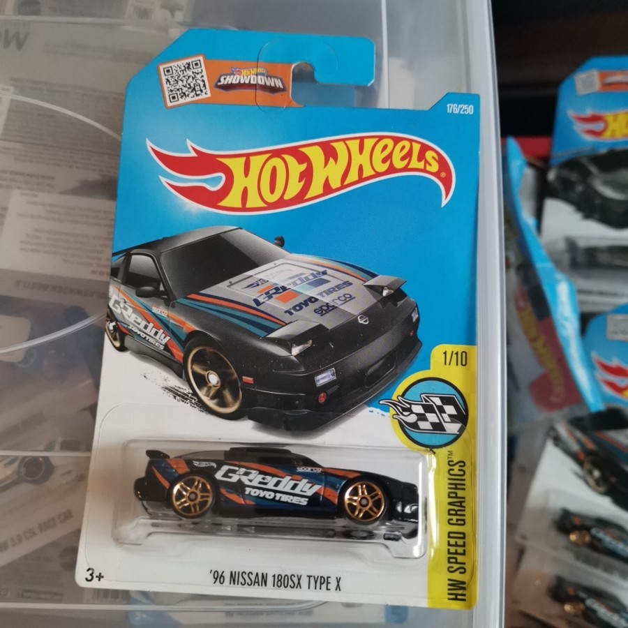 Jual Hot Wheels 96 Nissan 180SX Hitam Greedy HW Speed Graphics | Shopee ...