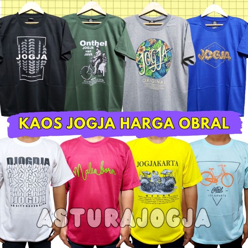 Jual KAOS JOGJA MURAH PE KAOS OBLONG PRIA WANITA kaos malioboro kaos