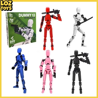 LOZTOYS 3D Joint Movable Action Figure / Print Figure Multi-sendi Bergerak / Robot Dekompresi Mainan