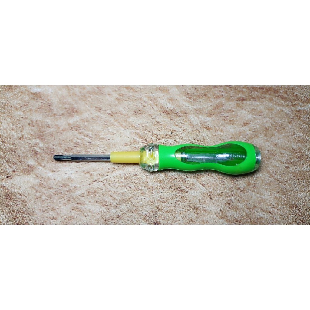 Jual Obeng Listrik Tespen Bolak Balik ROCIA Plus Minus 2 Mata Gagang ...