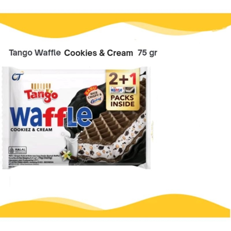 Jual Snack WAFFLE TANGO 75gr ISI 2+1pcs (3varian rasa) SALE | Shopee ...