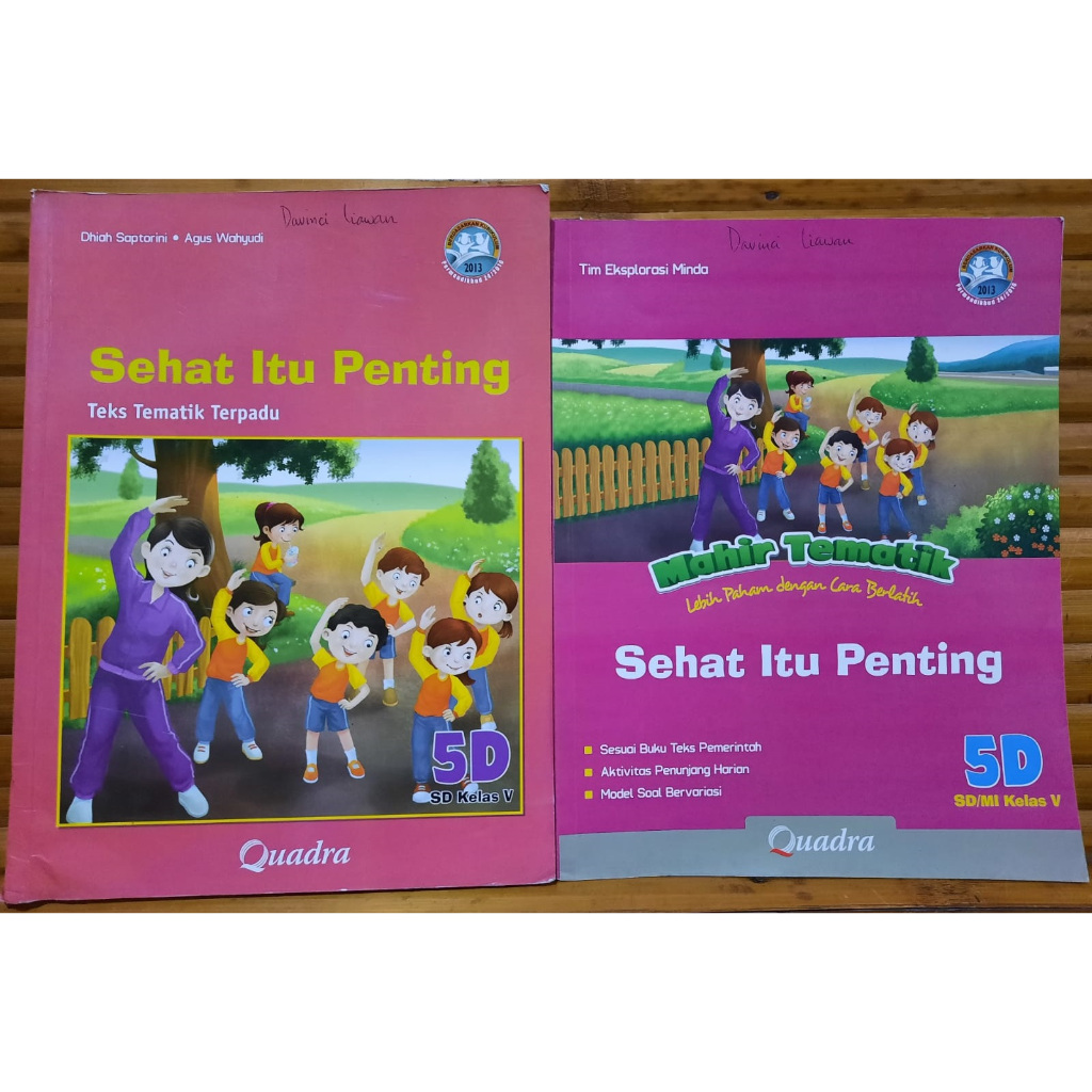 Jual BUKU TEKS TEMATIK TERPADU SEHAT ITU PENTING 5D KELAS V | Shopee ...