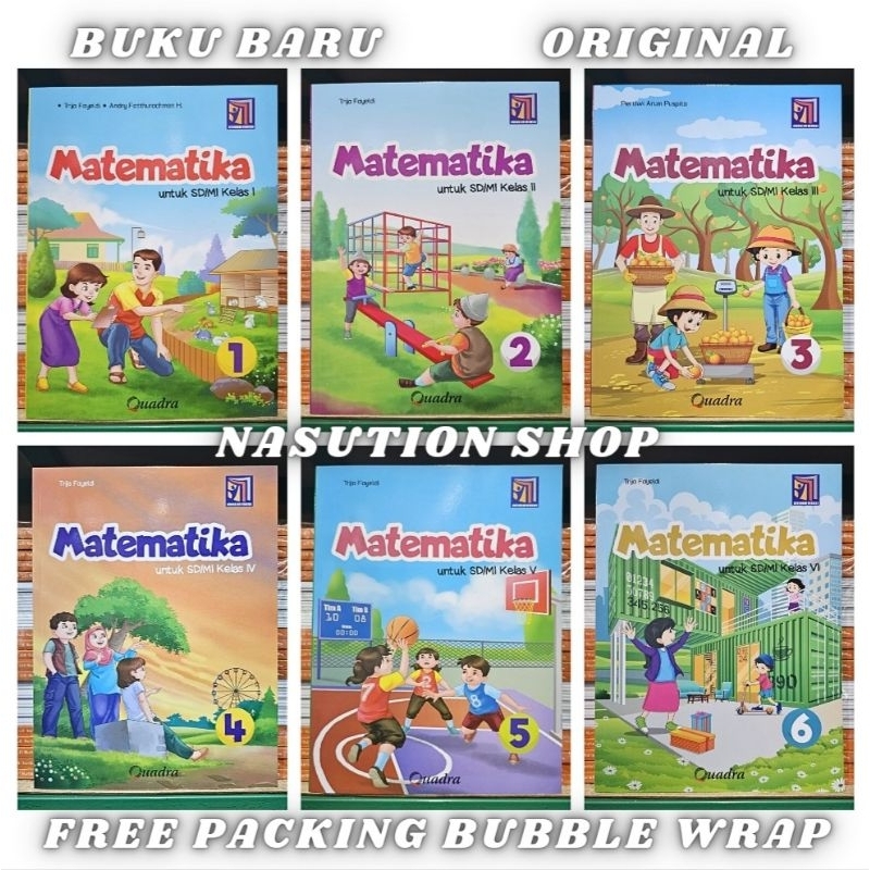 Jual Buku Matematika Kelas 1 2 3 4 5 6 SD/MI Penerbit Quadra Kurikulum ...