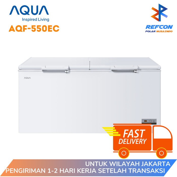 Jual Chest Freezer Aqua Aqf Ec Aqf Ec Aqf Ec Fast Freezing Shopee Indonesia