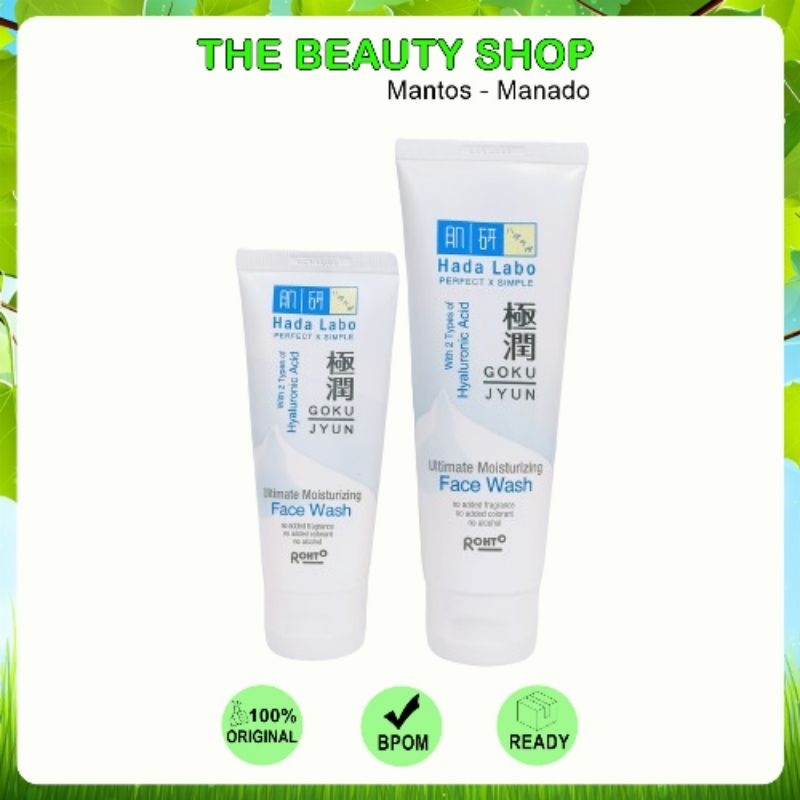 Jual Manado Hada Labo Goku Jyun Ultimate Moisturizing Face Wash