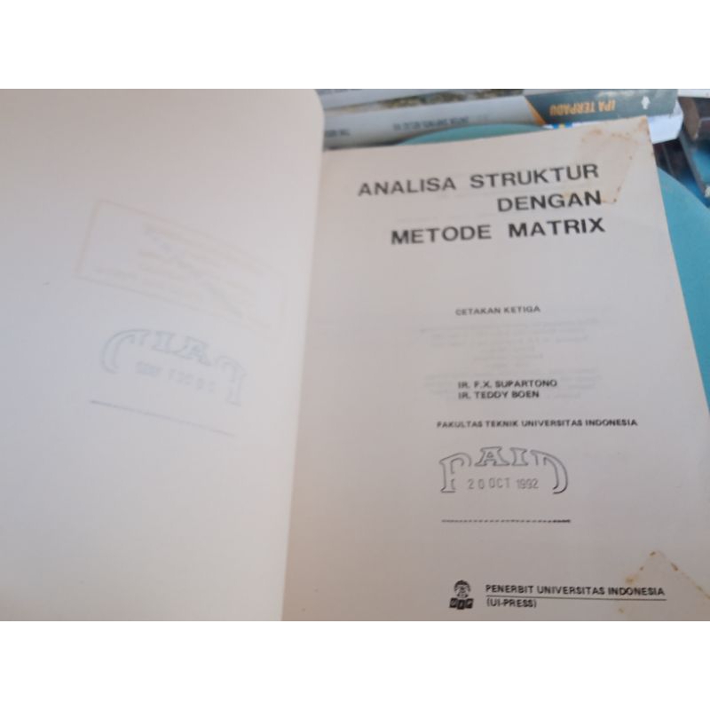 Jual Analisa Struktur Dengan Metode Matrix | Shopee Indonesia