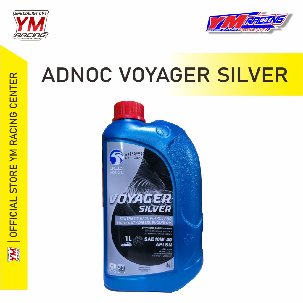 Jual OLI MESIN ADNOC VOYAGER 1 LITER SILVER 10W 40 | ADNOC VOYAGER ...