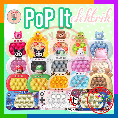 Jual MAINAN ANAK VIRAL POP IT ELEKTRIK PUSH GAME CHALLENGE FIDGET