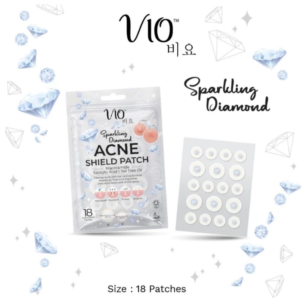 Jual Vio Acne Shield Patch Sparkling Diamond Mini - 18 patches | Shopee ...