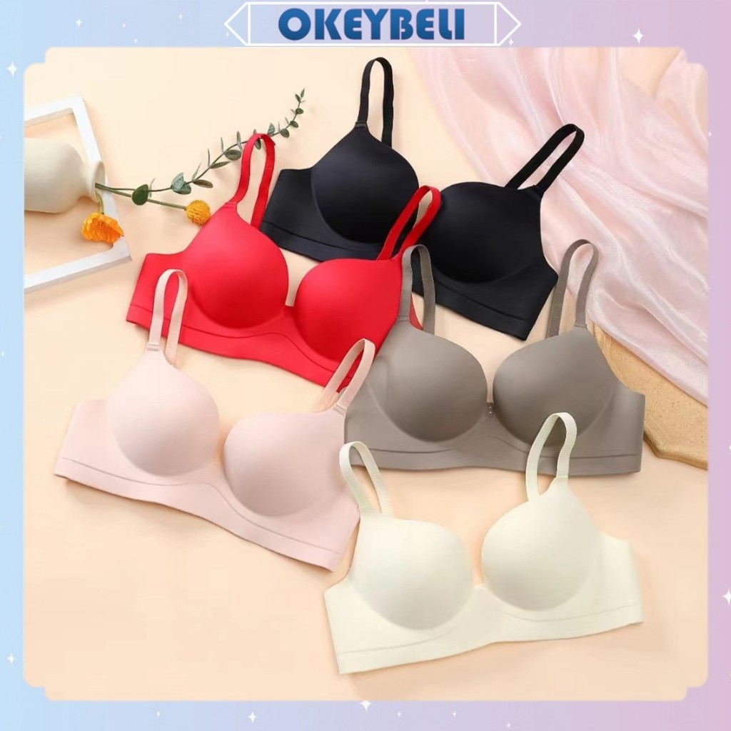 Jual •OKEY BELI•BR1705 Bh Bra Renda Wanita Tanpa Kawat Seamles Sexy ...