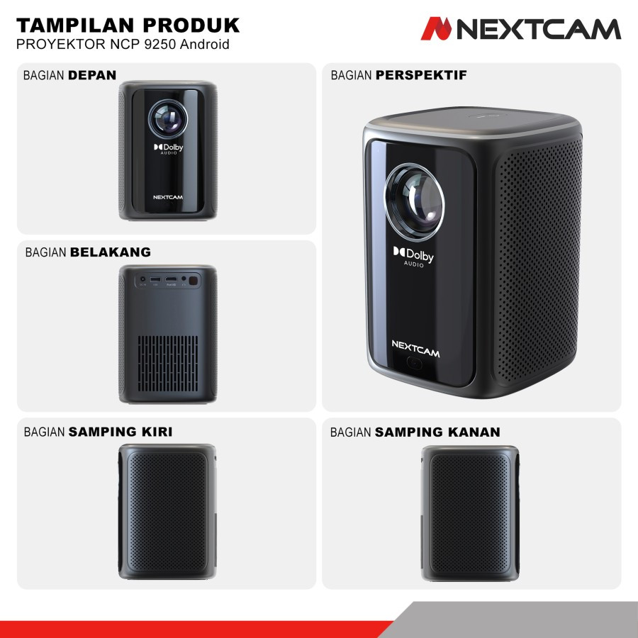 Jual Projector Nextcam NCP 9250 Smart Projector Android 3000lumens ...