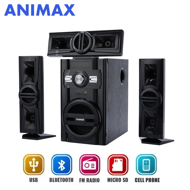 Jual Animax Speaker Aktif Bluetooth Speaker Bass Subwoofer Karaoke