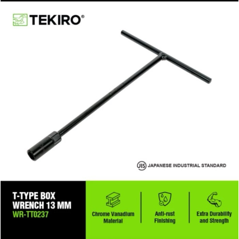 Jual T-TYPE SOCKET 13MM / KUNCI SOCK T HITAM (TEKIRO) | Shopee Indonesia