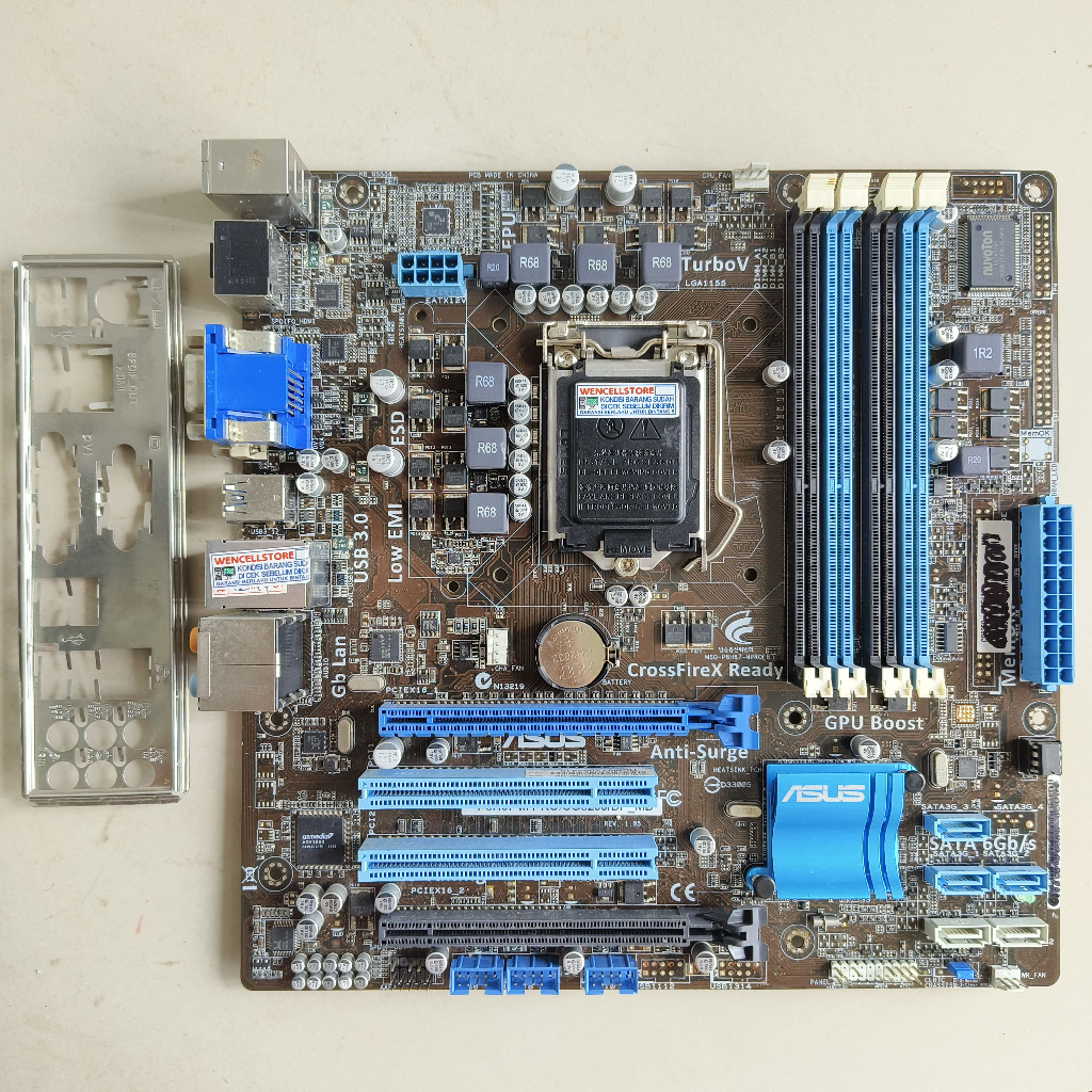 Jual MOTHERBOARD ASUS P8H67-M PRO LGA 1155 GEN2 & GEN3 | Shopee Indonesia