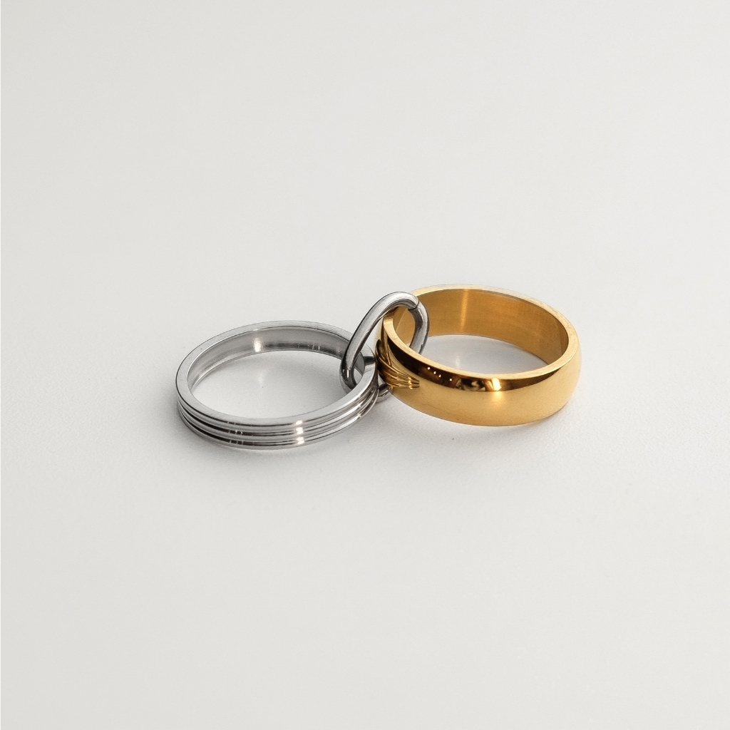 Jual Arnaé Archive — Two Tone Multi Ring — Cincin 316L Stainless Steel ...
