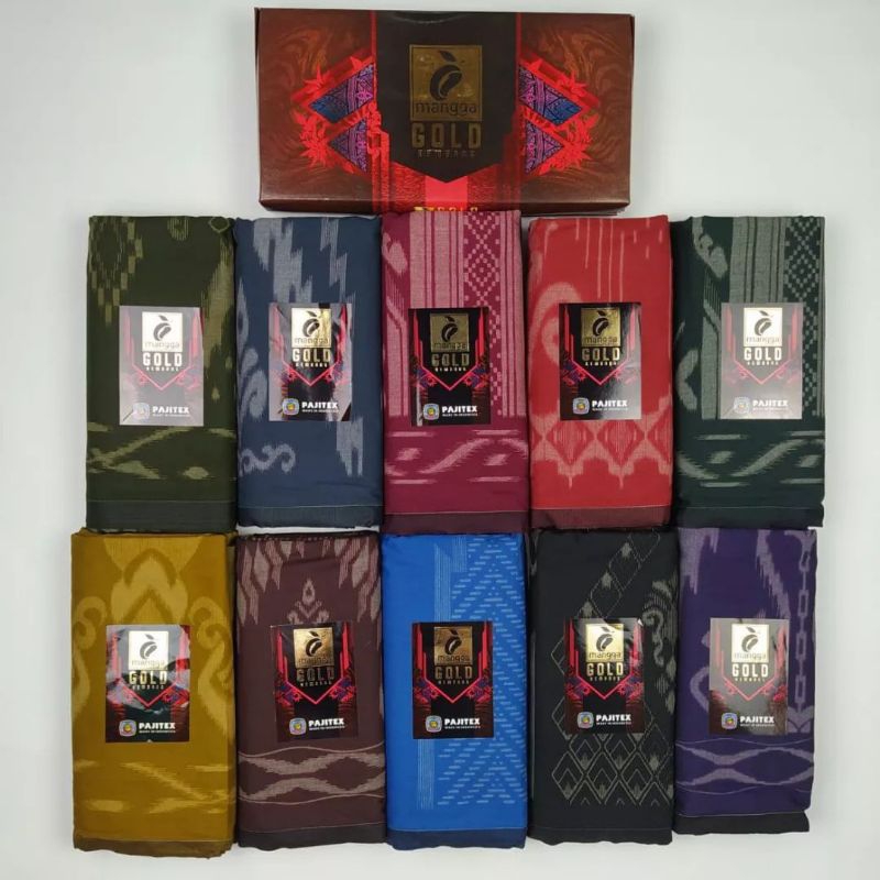 sarung mangga gold kembang premium dewasa