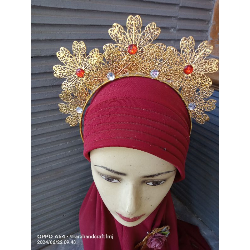 Jual (style 85) bando tari adat/ mahkota karnaval | Shopee Indonesia