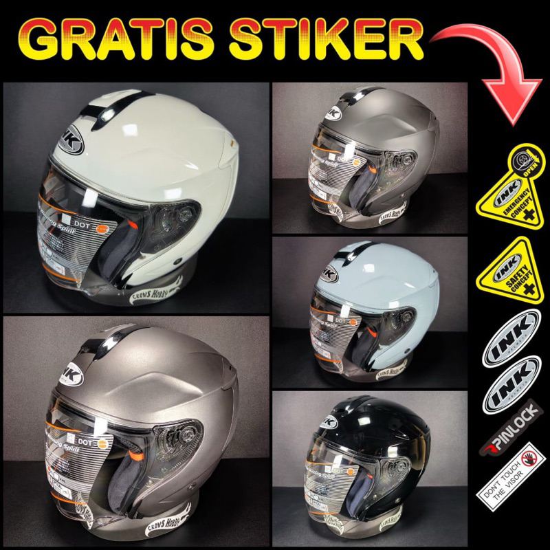 Jual HELM INK DYNAMIC ORIGINAL solid polos motif | Shopee Indonesia