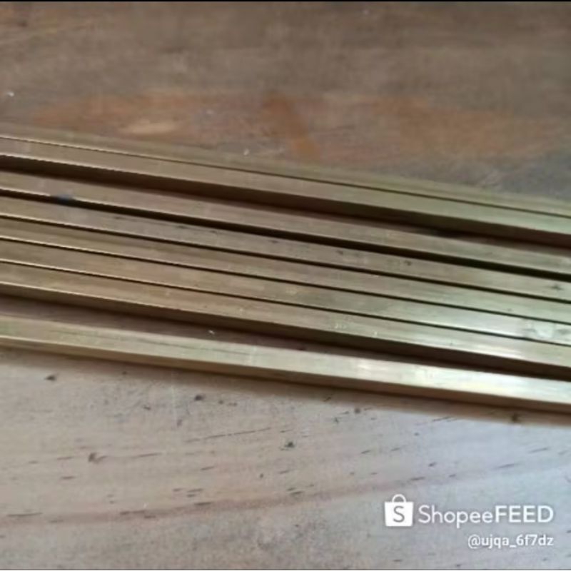 Jual brass inlay 5mmx5mmx1000mm | Shopee Indonesia