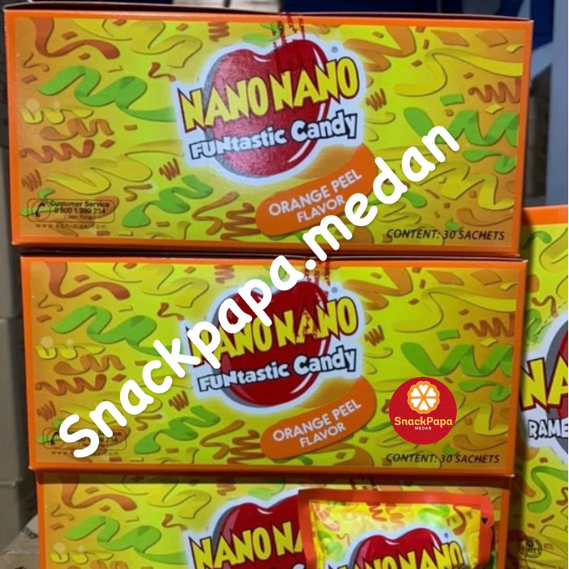 Jual PERMEN NANO NANO RASA KULIT JERUK [ 1 SACHET @5 BUTIR] | NANONANO ...