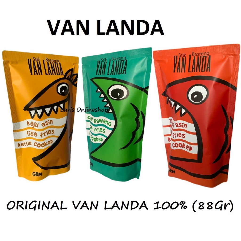 Jual Van Landa Fish Fries Stik Basreng Varian Rasa 88Gram / Snack Van ...