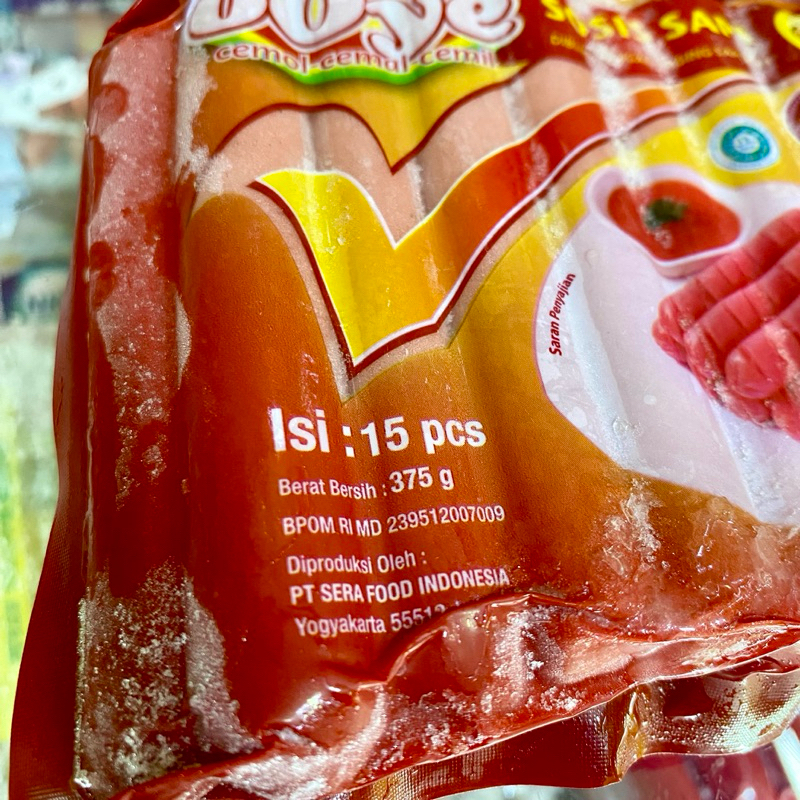 Jual Ooye Sosis Sapi 375gr Isi 15pcs | Shopee Indonesia